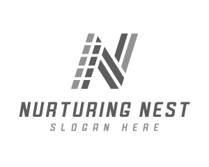 Sports Brand Athletic Letter N logo design