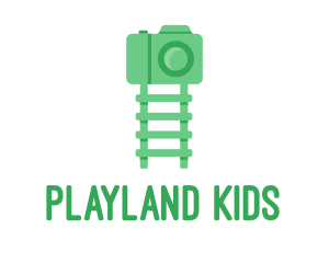 Green Kids Ladder Photography logo design