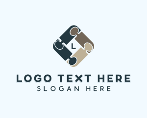 Problem - Jigsaw Puzzle Toy logo design