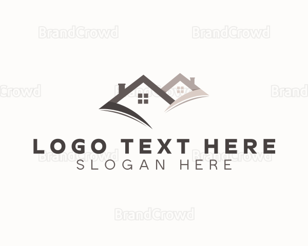 House Roof Real Estate Logo