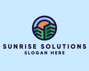 Sunrise Community Badge logo design