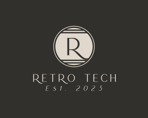 Retro Sunset Studio logo design