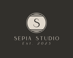 Retro Sunset Studio logo design