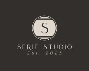 Retro Sunset Studio logo design