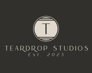 Retro Sunset Studio logo design