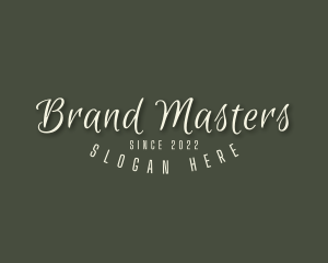 Branding - Cursive Business Brand logo design