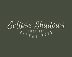 Shadow - Cursive Business Brand logo design