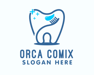 Dental Care Toothpaste  Logo