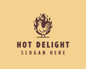 Grill Chicken Restaurant logo design