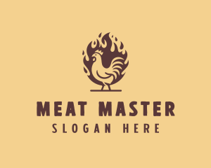 Grill Chicken Restaurant logo design