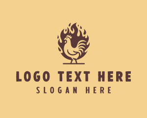 Chicken - Grill Chicken Restaurant logo design