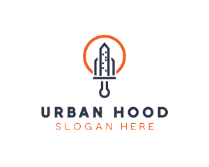 Urban City Sword  logo design