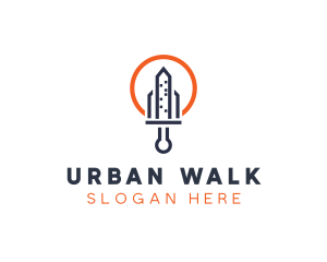 Urban City Sword  logo design