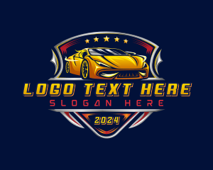 Car Racing Automotive logo design