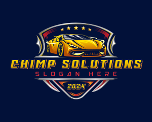 Car Racing Automotive logo design