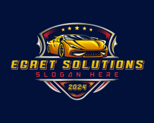 Car Racing Automotive logo design