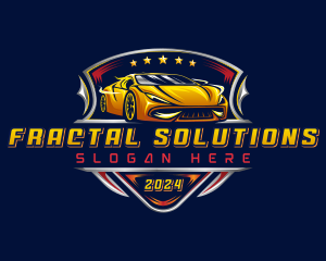 Car Racing Automotive logo design