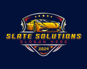 Car Racing Automotive logo design