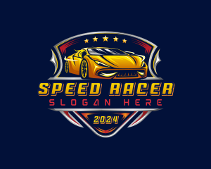 Race - Car Racing Automotive logo design