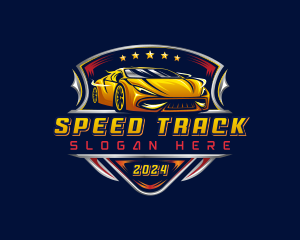Race - Car Racing Automotive logo design
