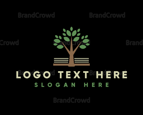 Eco Tree Book Organization Logo