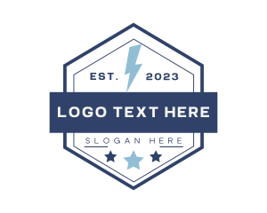 Volt - Power Electric Lightning logo design