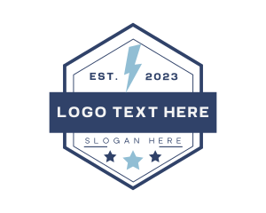 Renewable Energy - Power Electric Lightning logo design