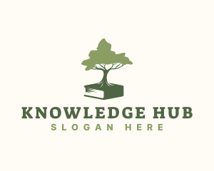 Book Tree Knowledge logo design