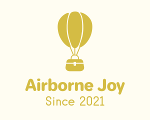 Yellow Air Balloon Bag logo design