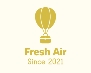 Yellow Air Balloon Bag logo design