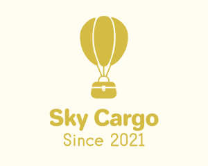 Yellow Air Balloon Bag logo design