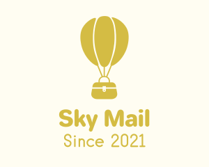 Yellow Air Balloon Bag logo design