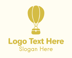 Yellow Air Balloon Bag Logo