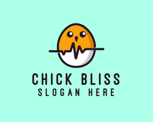 Chick - Pulse Chick Poultry logo design