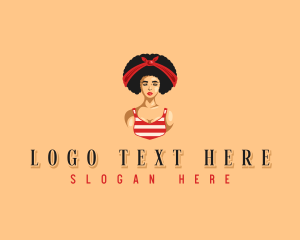 Feminine - Sexy Fashion Beauty logo design