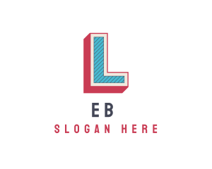 Retro Style Boutique Letter L Logo