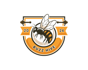 Bee Wax Honey logo design