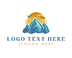 Highlands - Sun Mountain Summit logo design