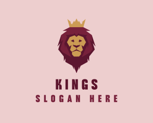 Royal Lion King logo design