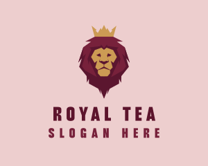 Royal Lion King logo design