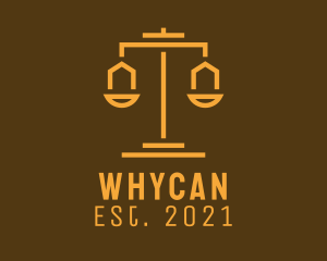 Prosecutor - Gold Scale Law Firm logo design