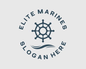 Naval Marine Ship logo design