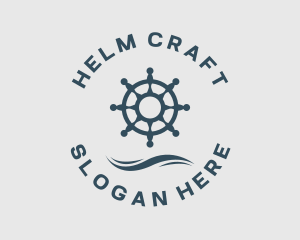 Helm - Naval Marine Ship logo design