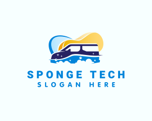 Sponge - Clean Bubbles Car Sponge logo design