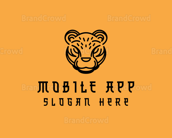 Tiger Head Avatar Logo