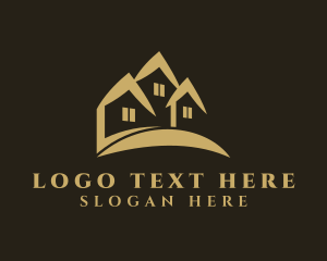 Village - Residential Village Property logo design