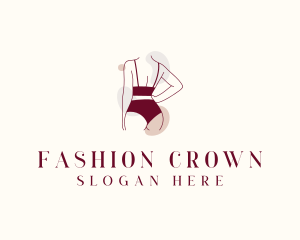 Women Fashion Bikini logo design