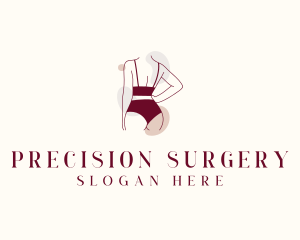 Women Fashion Bikini logo design