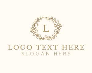 Lifestyle Blogger - Wellness Floral Decor logo design