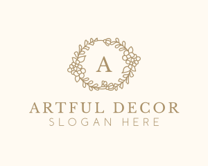 Wellness Floral Decor  logo design